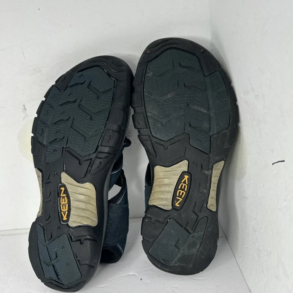 Men's KEEN Newport H2 WP Waterproof Sandals Trail Shoes Size US Sz 12 Navy/Gray